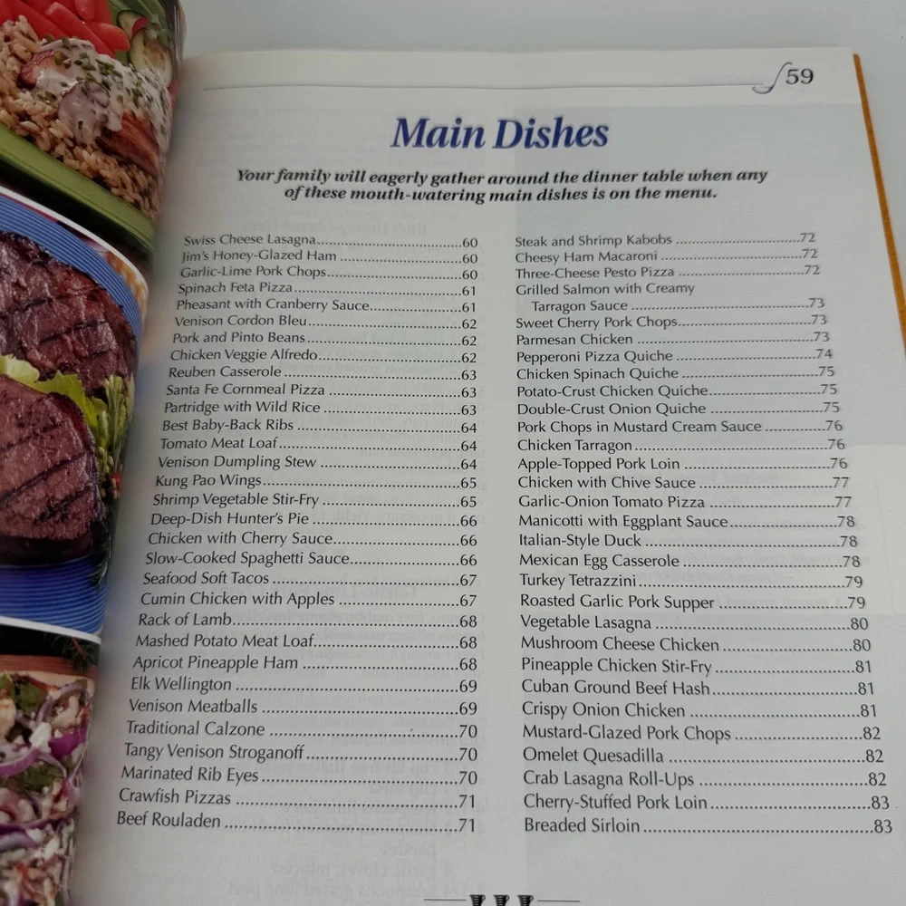 Taste of Home 2004 Annual Recipes Cookbook - Colorful Cover